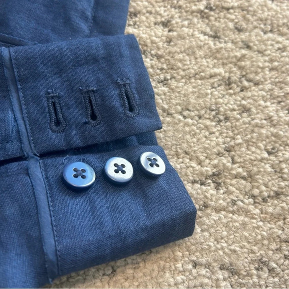 Coldwater Creek 100 percent linen blazer  6P - Picture 6 of 14